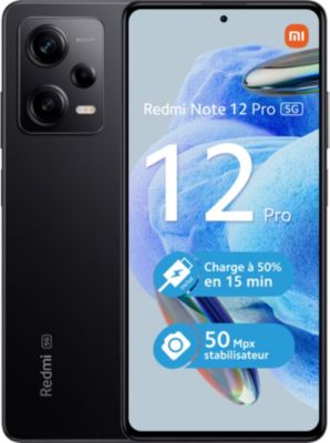 Smartphone XIAOMI Redmi Note 12 Pro Noir 5G
