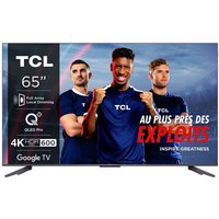 TV QLED TCL FALD 65QLED810 165 cm 4K UHD Google TV Aluminium