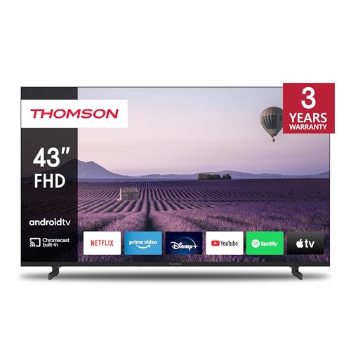 THOMSON 43 Pouces (109 cm) Full HD LED Télé Smart Android TV